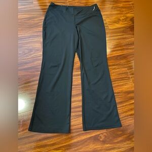 Exerted Black Flared Legging pull on Pants size large